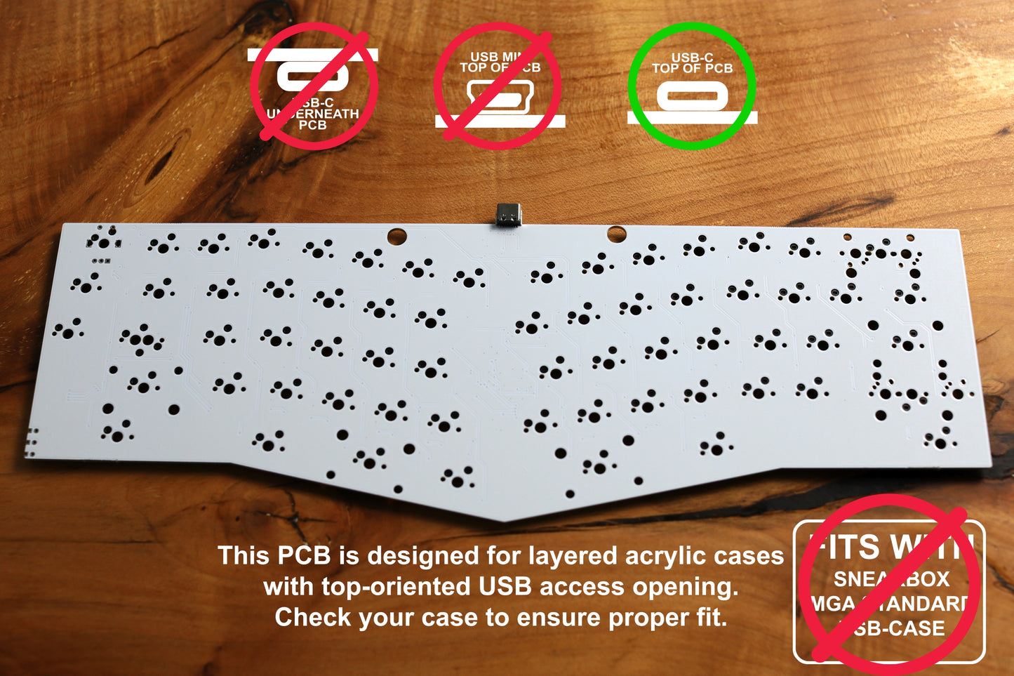 Sneakbox Alice Hotswap PCBs for Layered Cases