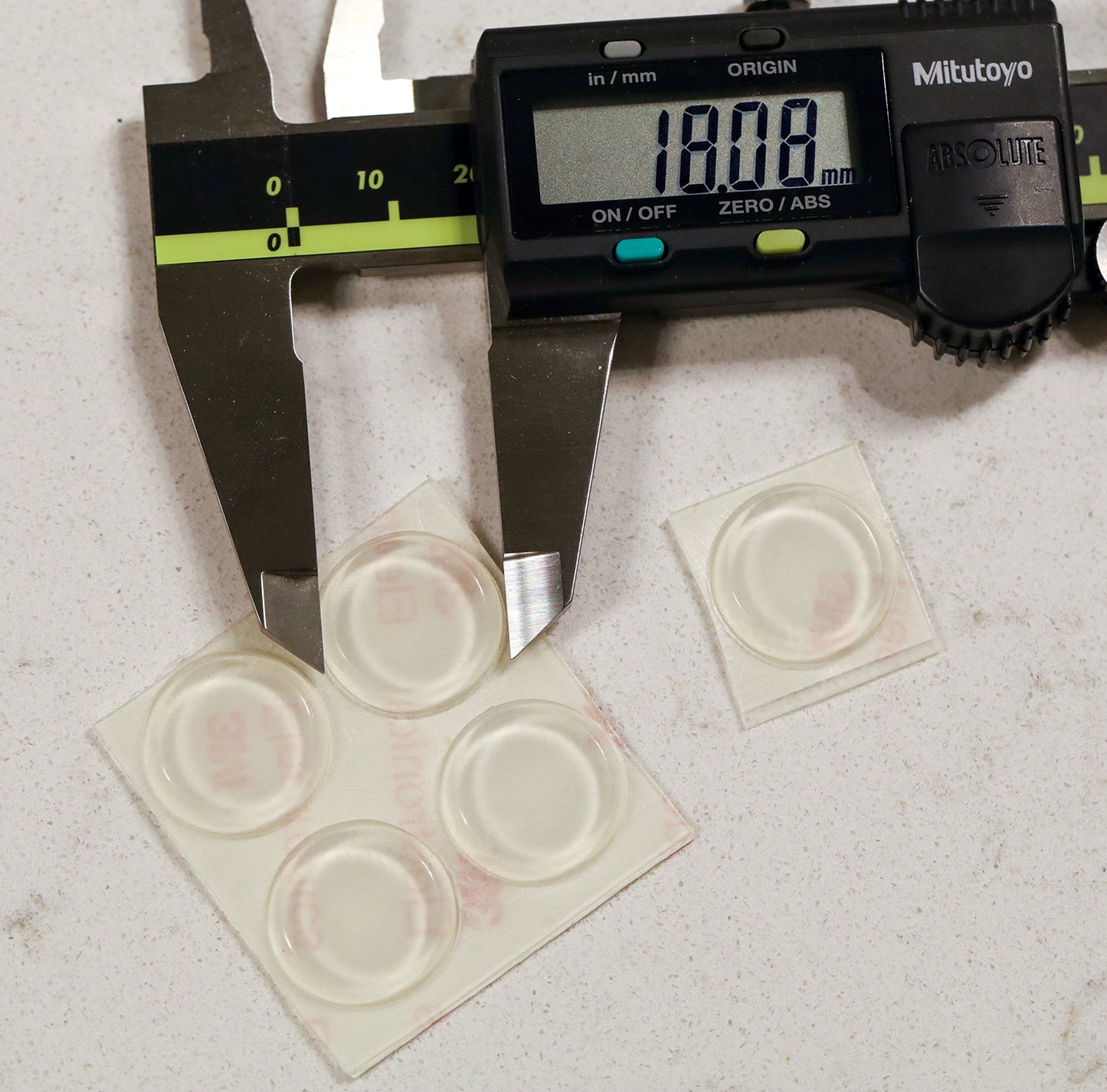 Extra Clear Rubber Feet for MGA + Elise